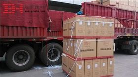 【發貨快訊】新疆特豐制藥辦公樓勾搭鋁單板和鋁扣板吊頂發貨