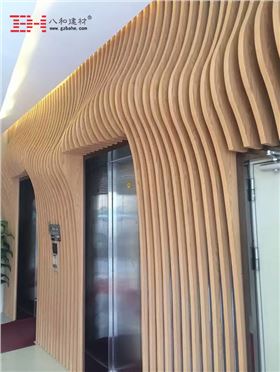 弧形鋁方通 八和建材可以做得很完美3 弧形鋁方通 八和建材可以做得很完美3