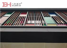 木紋型材方通外墻裝飾效果-橫琴中央?yún)R沿街商鋪2