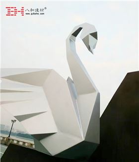 “白天鵝” 藝術鋁單板完美呈現2