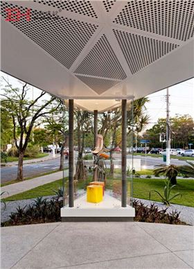 巴西Riccó展示廳外墻鋁單板5 巴西Riccó展示廳外墻鋁單板5