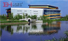 上海汽車(chē)博物館 - 鋁蜂窩板外墻的曲線2