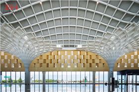 O型鋁圓管天花案例