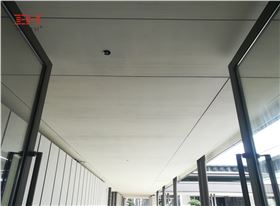 真石漆鋁瓦楞板天花