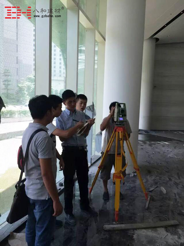 【測量現場】雕塑造型鋁單板測量精度的高標準