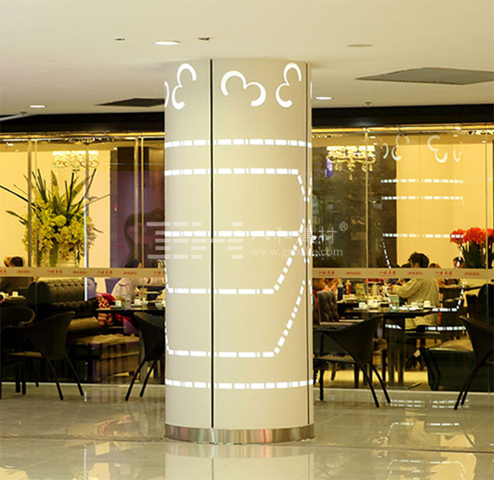 購物中心包柱鋁單板-五號停機坪 購物中心包柱鋁單板-五號停機坪