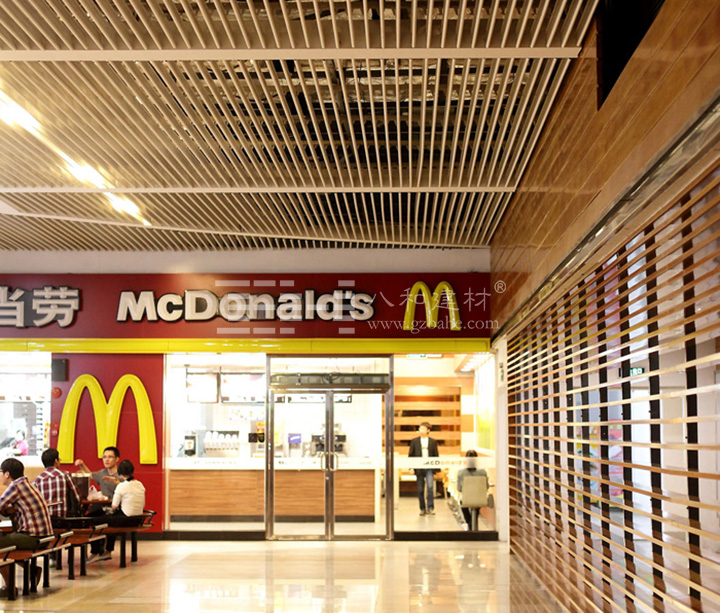 滴水鋁掛片吊頂應用案例