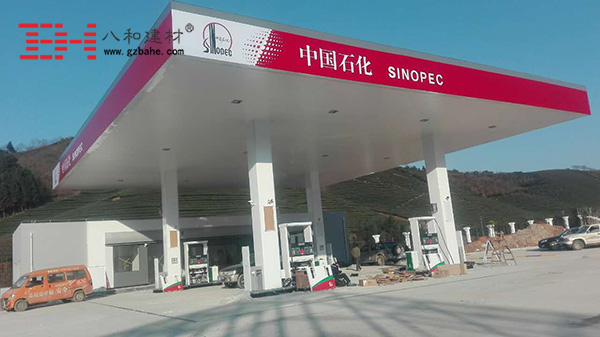 京臺高速福建建甌加油站防風條扣板3 京臺高速福建建甌加油站防風條扣板3