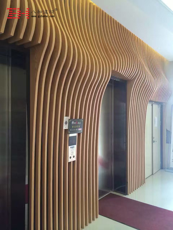 弧形鋁方通 八和建材可以做得很完美 弧形鋁方通 八和建材可以做得很完美