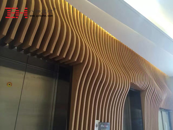 弧形鋁方通 八和建材可以做得很完美 弧形鋁方通 八和建材可以做得很完美