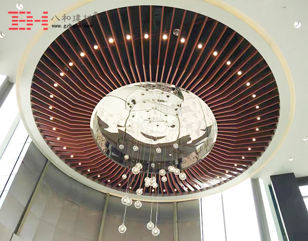 鋁方通吊頂拼裝成圓形后怎么樣? 鋁方通吊頂拼裝成圓形后怎么樣?