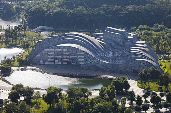 柳州奇石展覽館-鋁單板、條形鋁天花板、鋁格柵吊頂