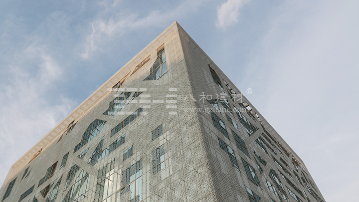 藝術外墻鏤空鋁單板4