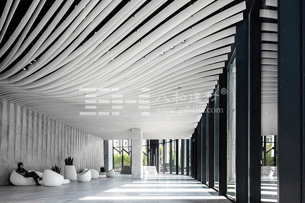 上海虹口SOHO室內鋁天花 上海虹口SOHO室內鋁天花