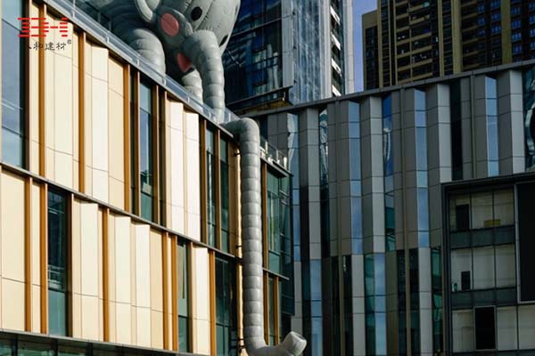 多樣形態鋁單板幕墻，深圳萬象天地建筑群豐富的外立面