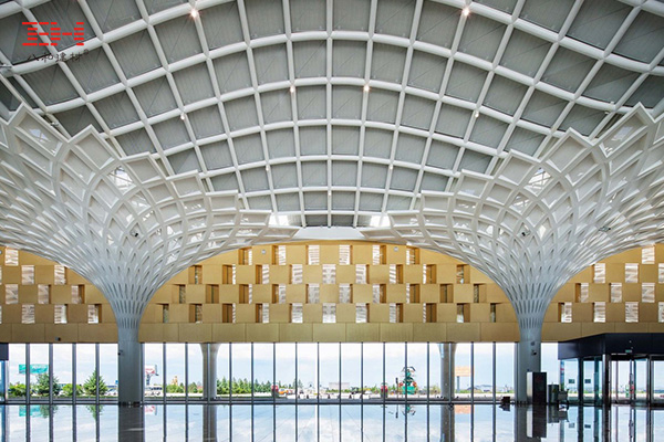 O型鋁圓管天花案例