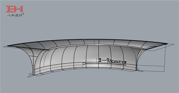 雙曲鋁單板模型 雙曲鋁單板模型