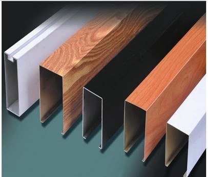 U型鋁方通、型材鋁方通、特殊造型鋁方通的簡單區別