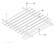C型條扣板安裝節點 C型條扣板安裝節點