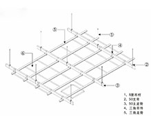 方形鋁扣板配件 方形鋁扣板配件